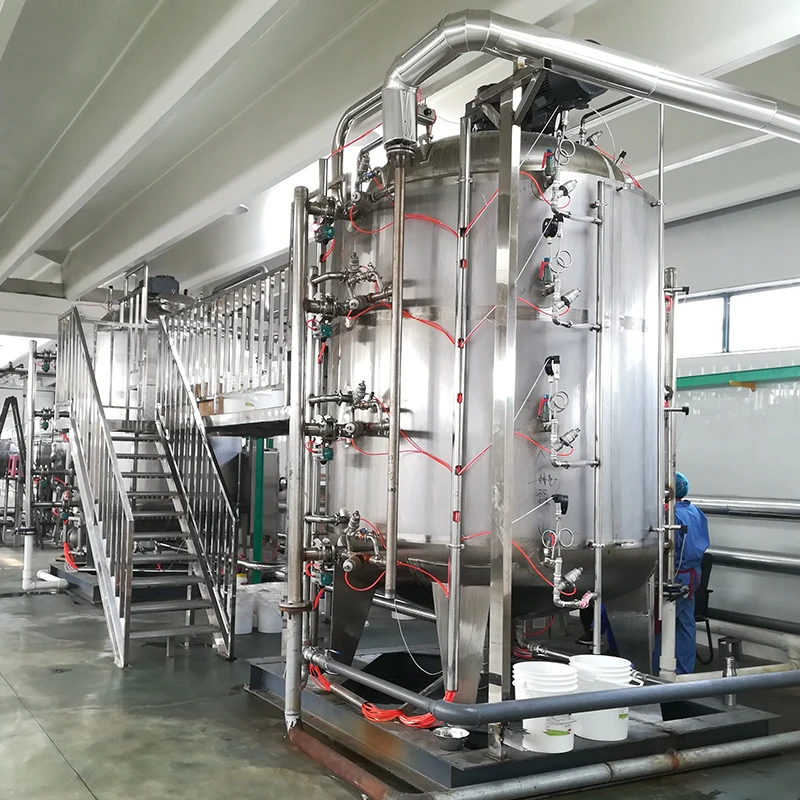 Large capacity stainless steel beverage mixing tank  jam cooking mixer tank corn juice vacuum mixing cooking tank with  CE