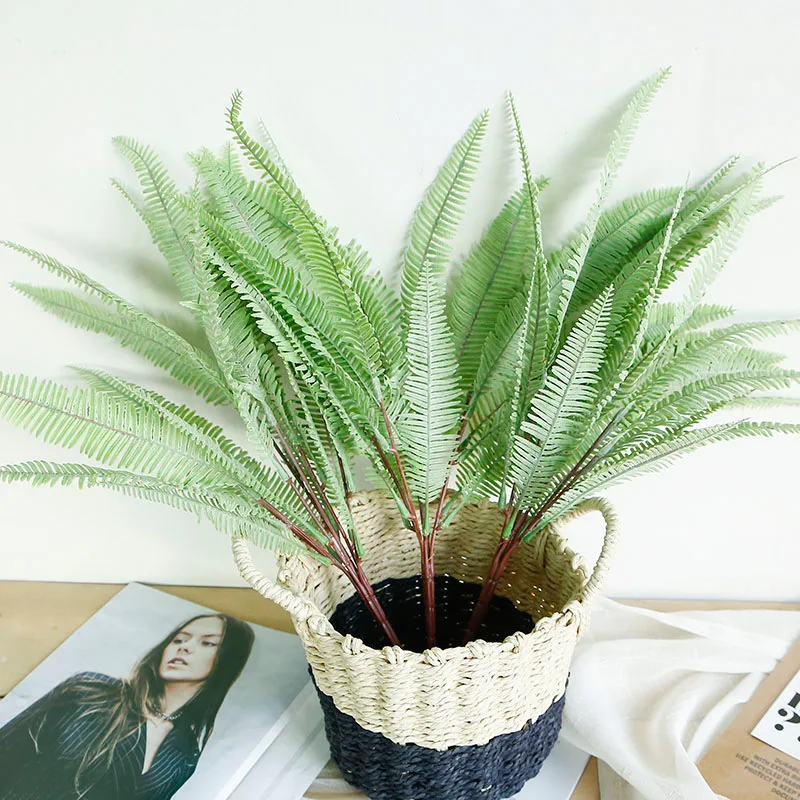 
2020 new wholesale artificial leaves artificial silk fern leaves 