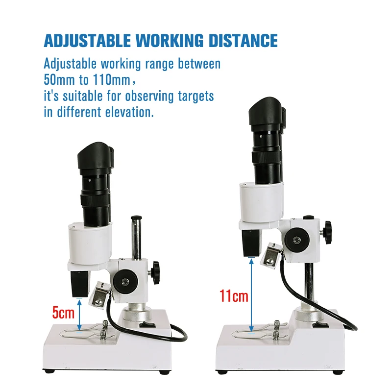Zoom 20x 40X Soldering Binocular stereo microscope up/down LED light smartphone phone repair PCB industrial OSL-503