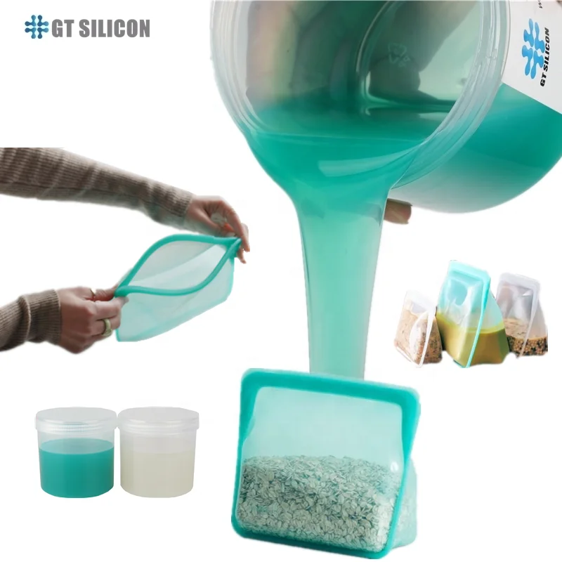 Food Grade Silicone Bag Bags Reusable Storage Injection Molding Liquid Silicone Rubber