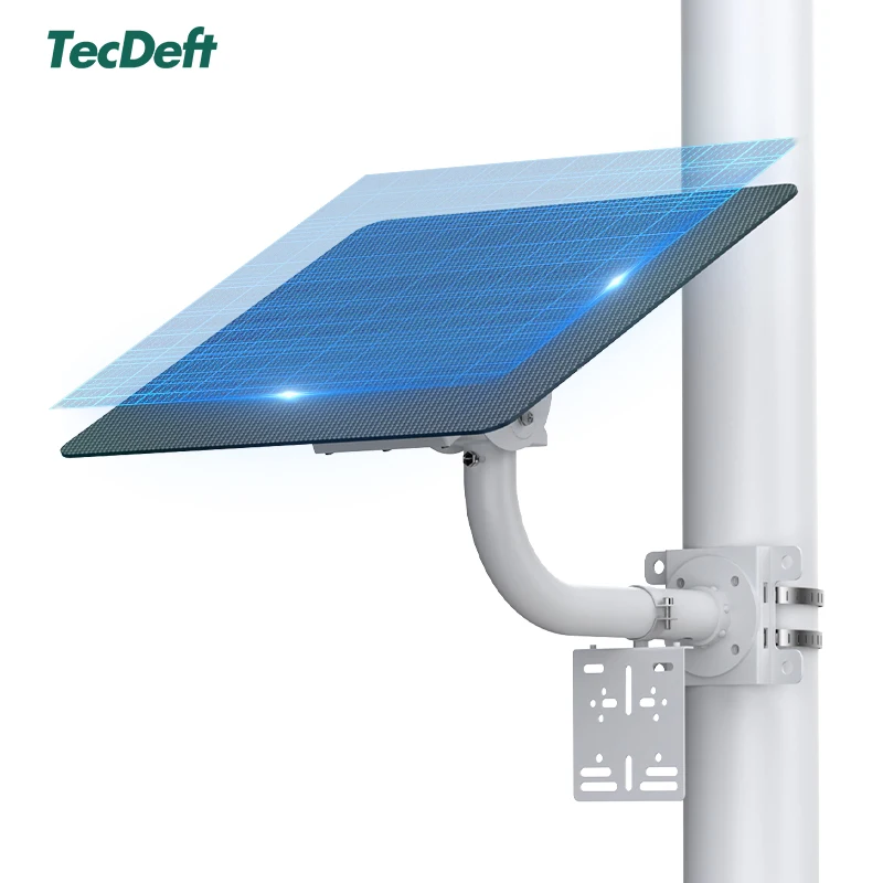 TecDeft Ultra-thin Bezel-less Solar Panel With High Conversion Rate Monocrystalline Silicon Power for Solar Battery Camping Kit