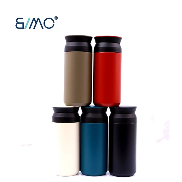 Вакуумная дорожная кружка с крышками, термос из нержавеющей стали с двойными стенками, 12 унций, для кофе, чая, горячей воды