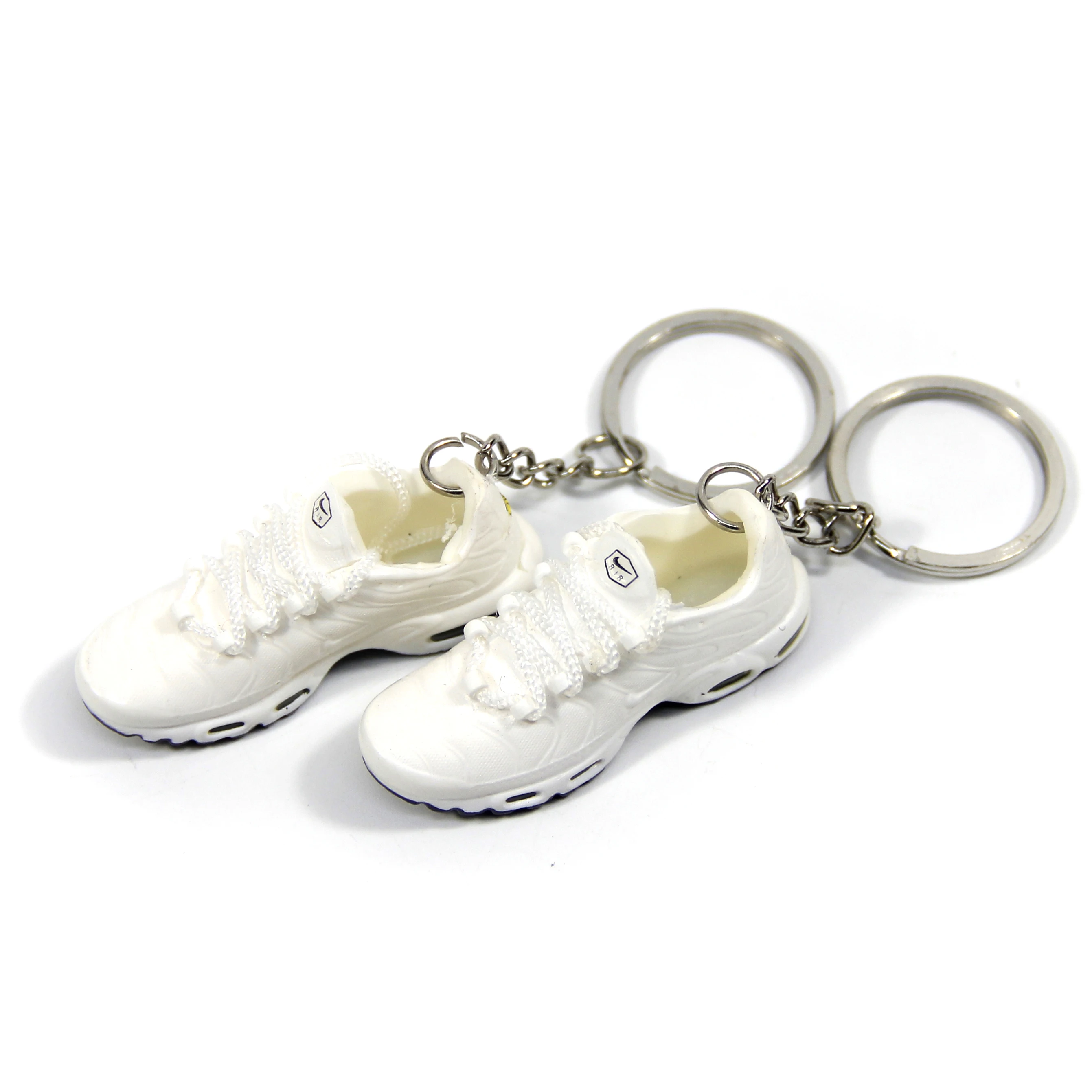 Custom durable basketball shoes pendant with box 3d mini pendant rubber black sneakers keychain 1piece