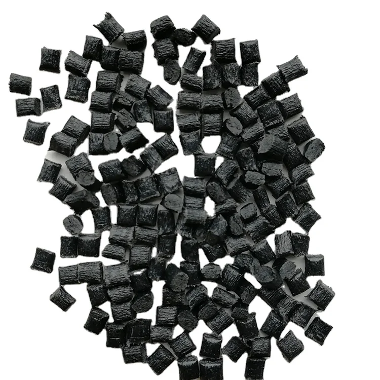 Pbt GF30 Recycled Black Natural Color High Strength Raw Materials For Electronic And Electrical Components