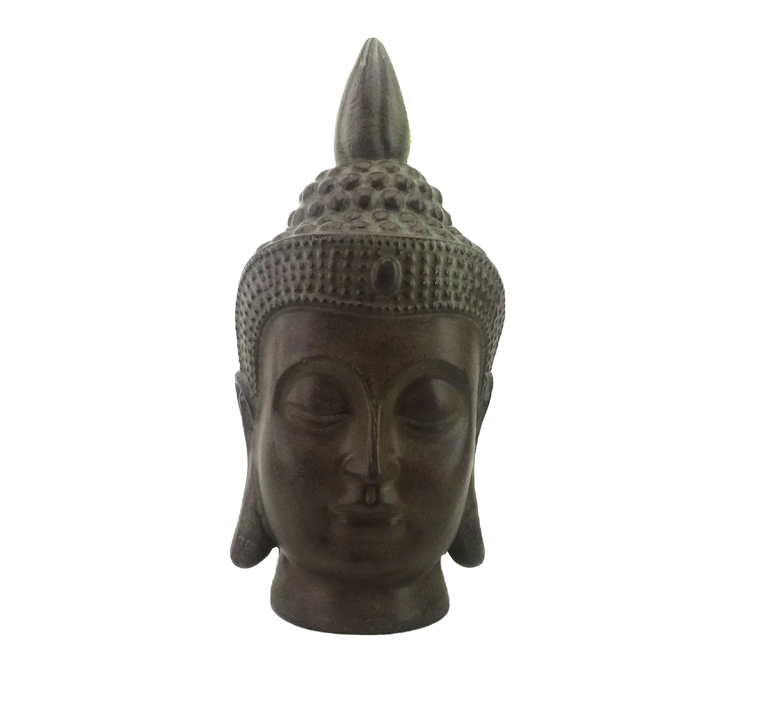 Home decoration religious Buddha statues resin meditative antique buddha head