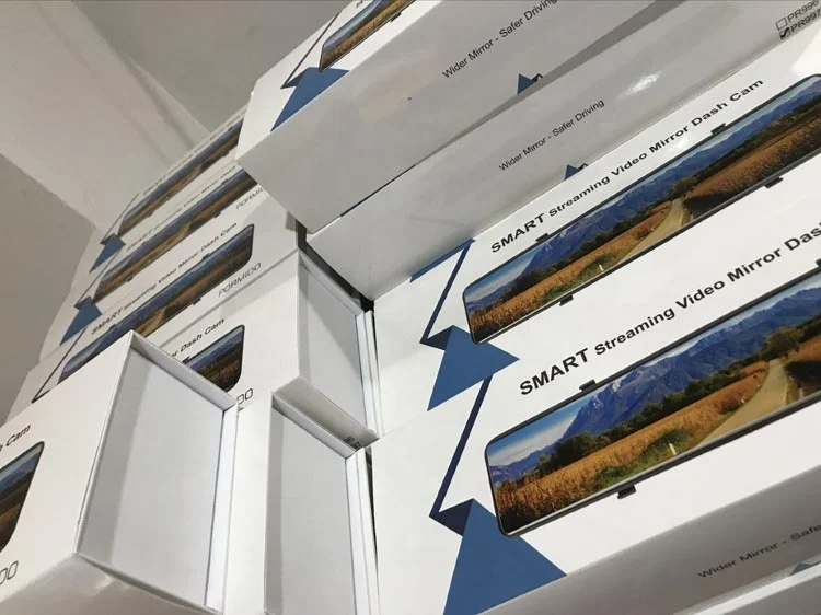 New Arrival 12 inch Rearview Mirror Dash Cam Dual 1080P Front and Rear Recording Car Camera for RIGHT Hand Driving