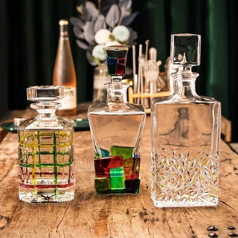 lead free crystal  cup for party Series Crystal Wine decanter and clear Glass Cup