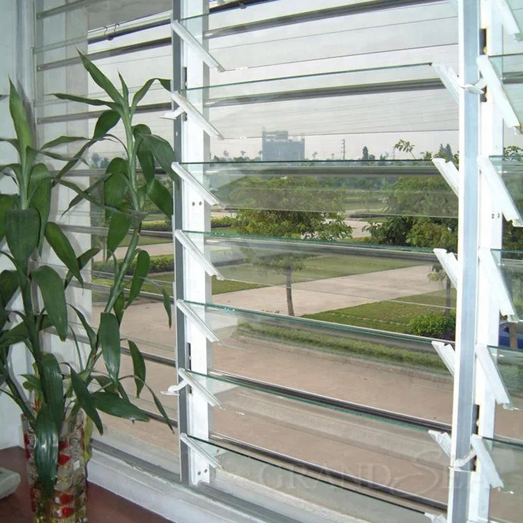 Aluminium Jalousie Glass Bathroom Louver Window Cheap Price Shutter Manufacturer