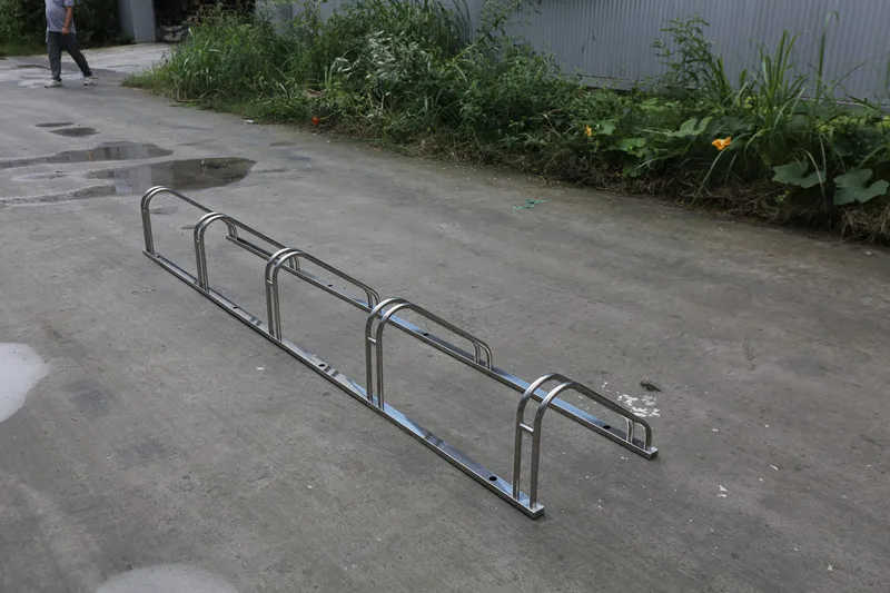 outdoor ground commercial steel bicycle rack outside street square bike storage stand road cycle parking stand