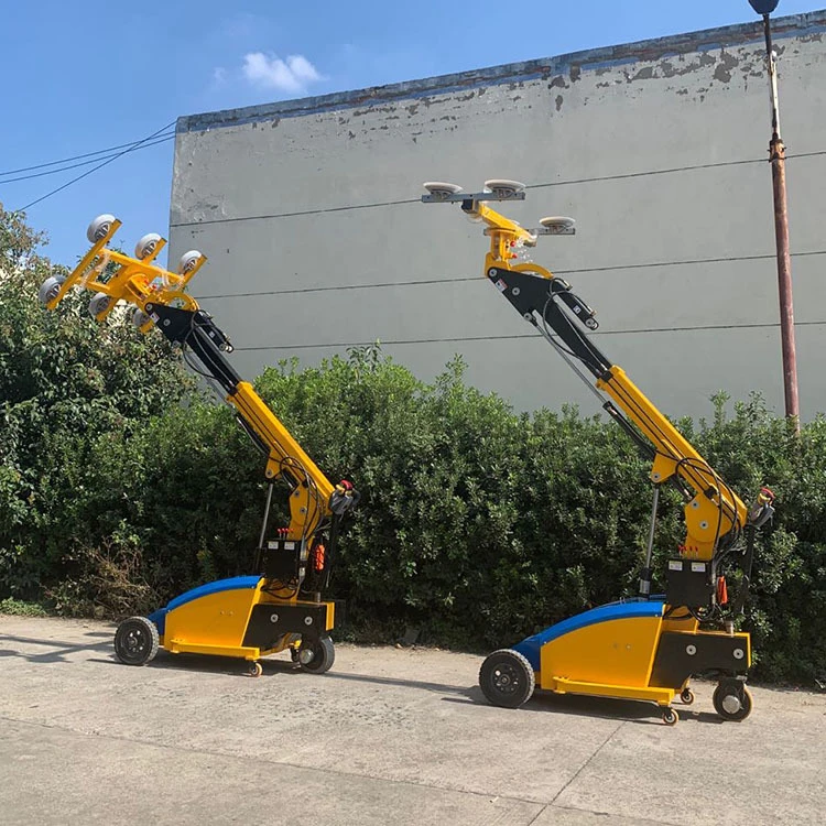 china 12ton hydraulic manipulator lifting machine mobile electric suction handling robot arm for glass mounting installation