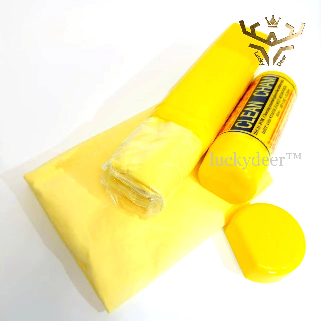 High Quality PVA Clean Cham Deerskin Leather Glass Cleaning Towel Super Abosbing Hair Drying Towel Many Purposes Use Chamois