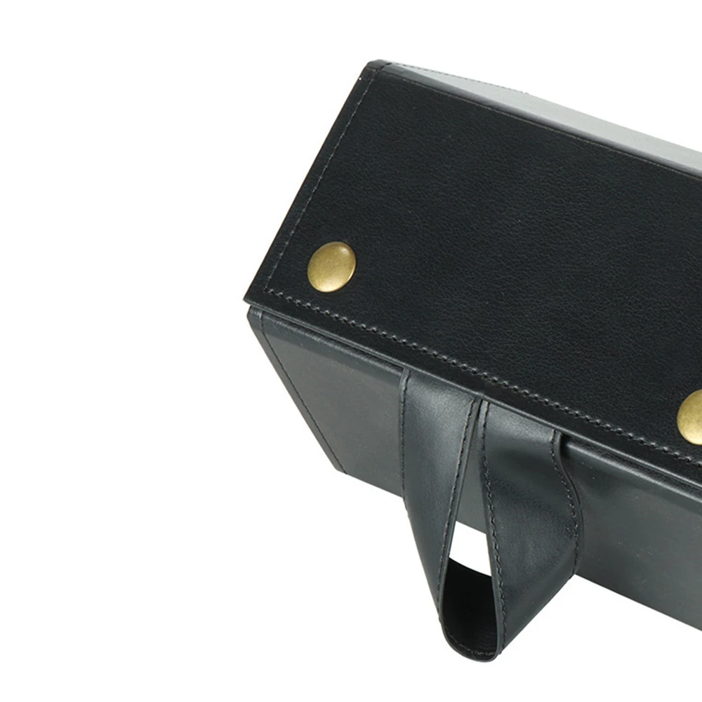 Popular high-end leather Texture carry Multilayer glasses case