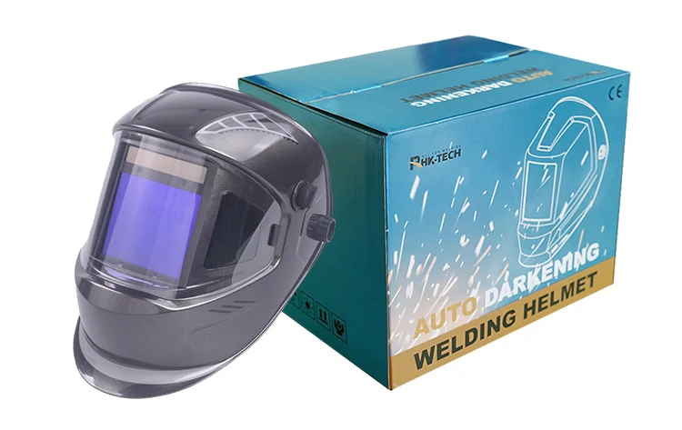 RHK Automatic Welding Helmet Large Viewing Darkening True Color Welder Mask with 4 Sensors