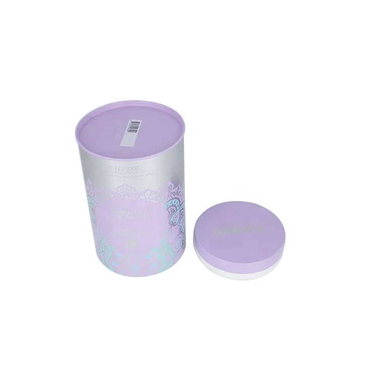 Жестяная круглая коробка с чайными листьями емкостью 250 г