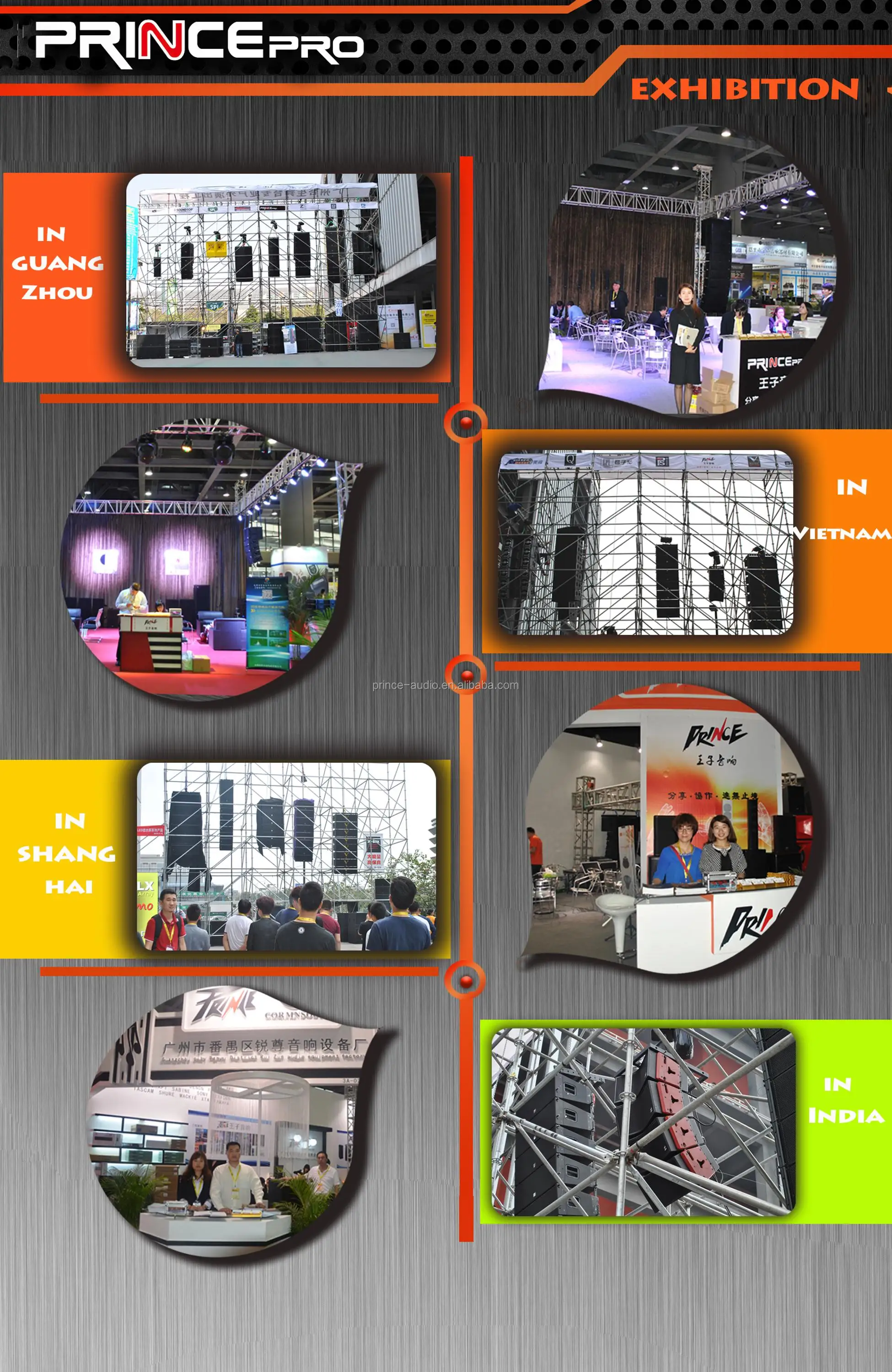 Professional Three-Way Long Throw Stadium Speaker