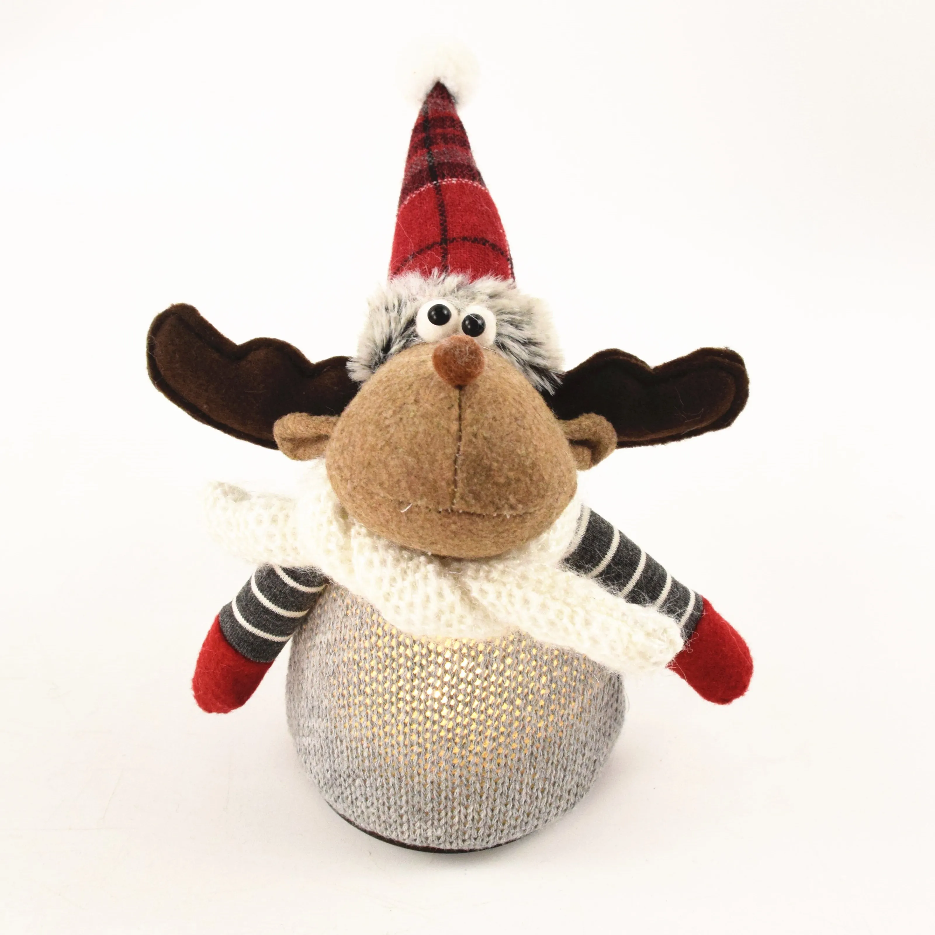 New Design Xmas Deer Grey Christmas Reindeer LED Lights Led  Luces Navidad Moose  Decoration