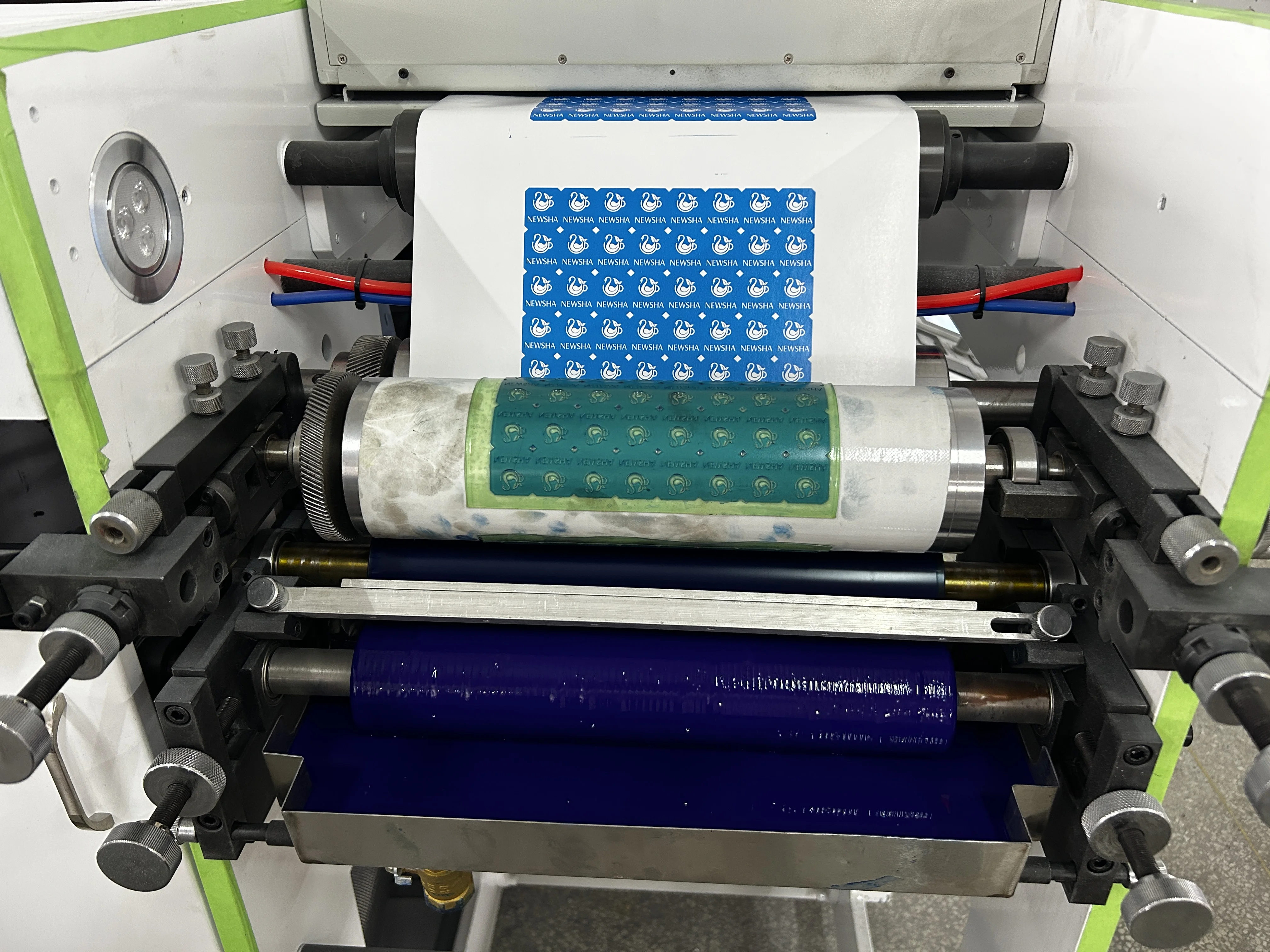 HJRY-320 China Good Price 1 Color Full Page Flexo Printing Machine With Die Cutting Roll To Roll Flexographic Printer Press