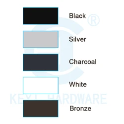 Keyi Hardware CW-410 Aluminium Zinc Alloy Level Handle for Window Casement Single Point Aluminum Window Handle