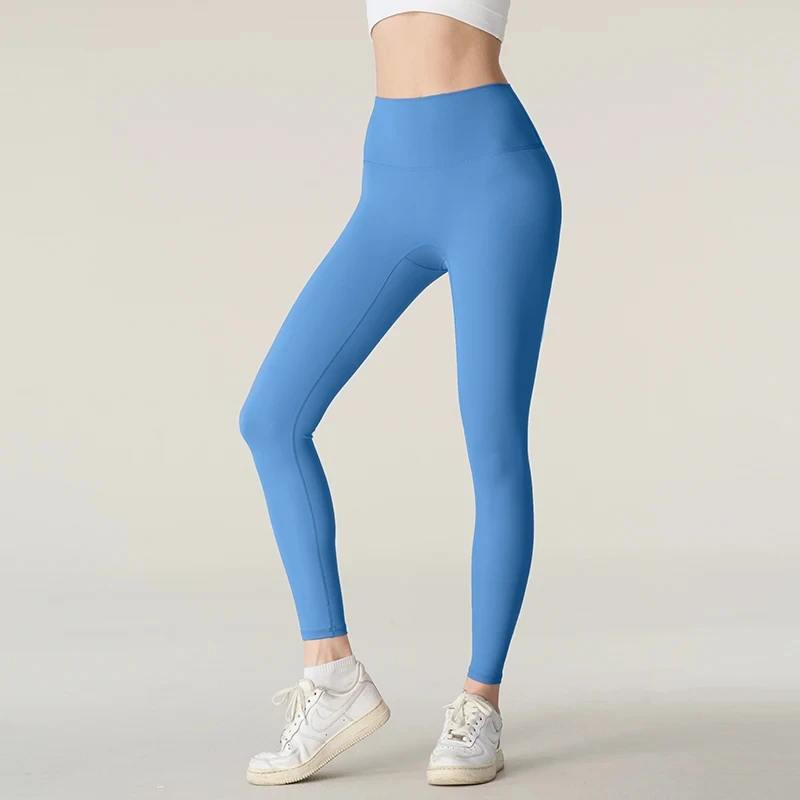 High Waist Naked feeling Nylon Gym Yoga Pants Women Leggings For Fitness Long Pants Women Hip Push UP Tights Women Clothing