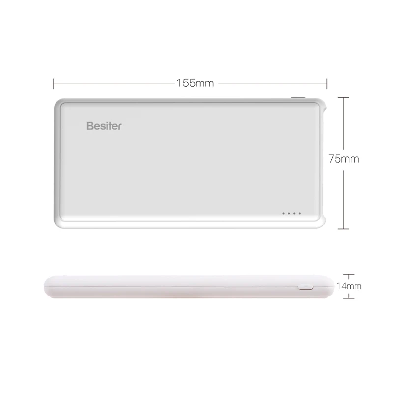 Very Slim Power bank promotional gift High Capacity Li-polymer Battery 10000 mah Powerbank