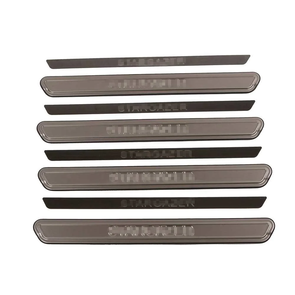 WZXD New Arrival Car Chrome Door Sill Guards  Door Sill Plate Exterior Accessories For Hyundai Stargazer 2023