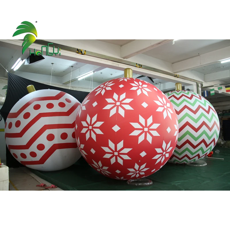 Hongyi Inflatable Christmas Ball Set Giant Advertising Inflatables for Decoration