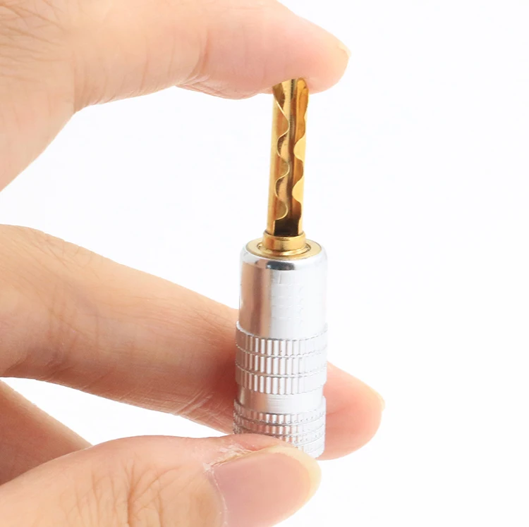 Sawtooth Banana Plug Audio Speaker Banana Plugs Audio Jack Connectors