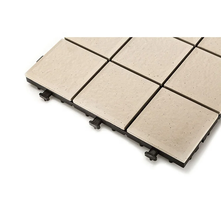 bulky buy from china roof top porcelain floor deck tiles interlocking with plastic clips
