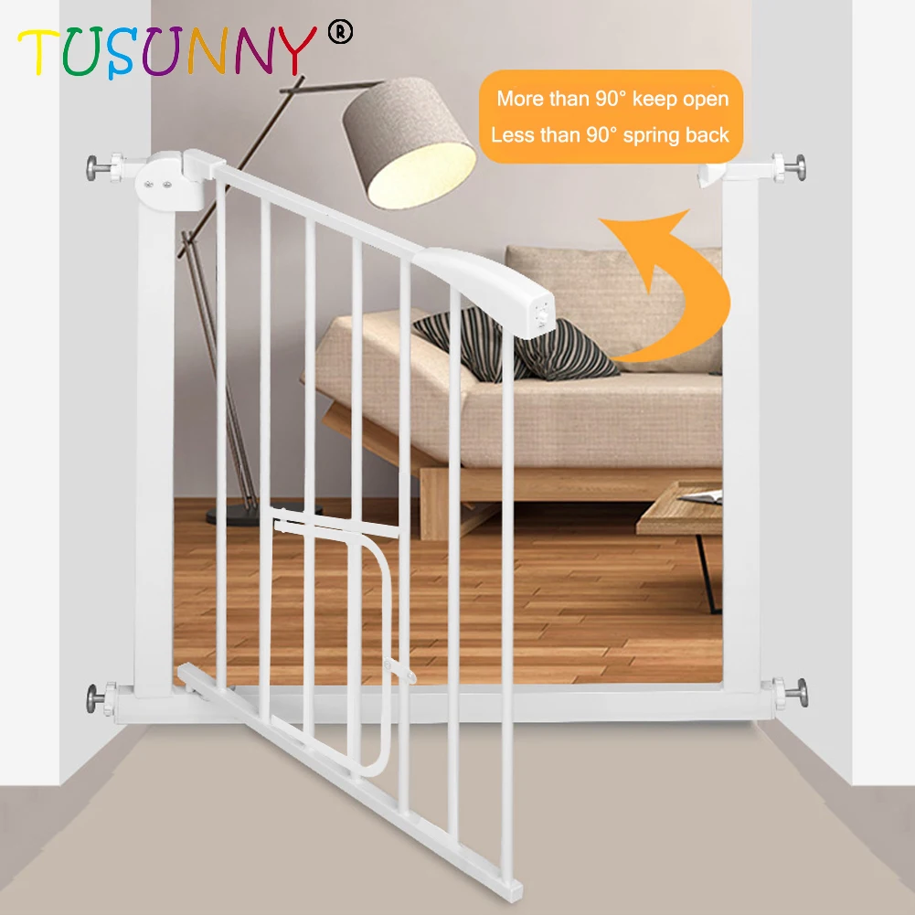 Baby Safety Gate Child Protection Door Fence Pole Barrier Stair plastic gate sheet