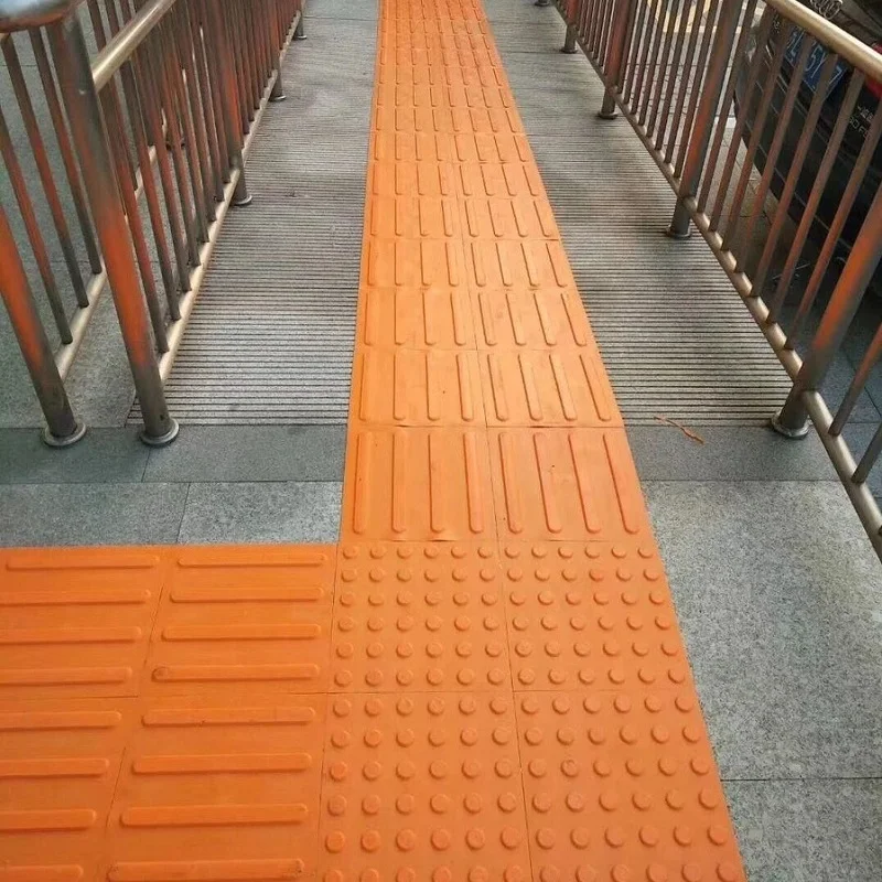PVC truncated domes Tactile Paving Tile outdoor tactile tile for blind people