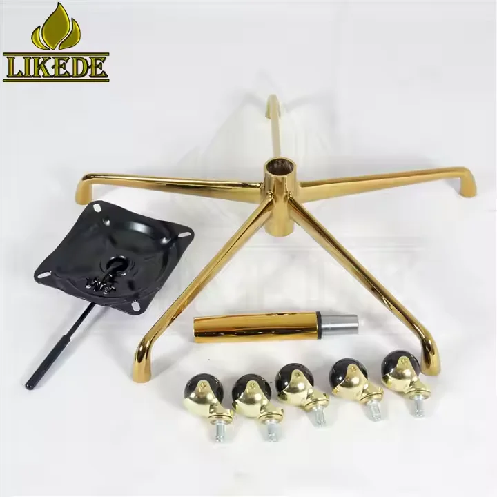 Aluminum and Brass Swivel Base Spare Parts for Sofa and Chair Furniture Legs