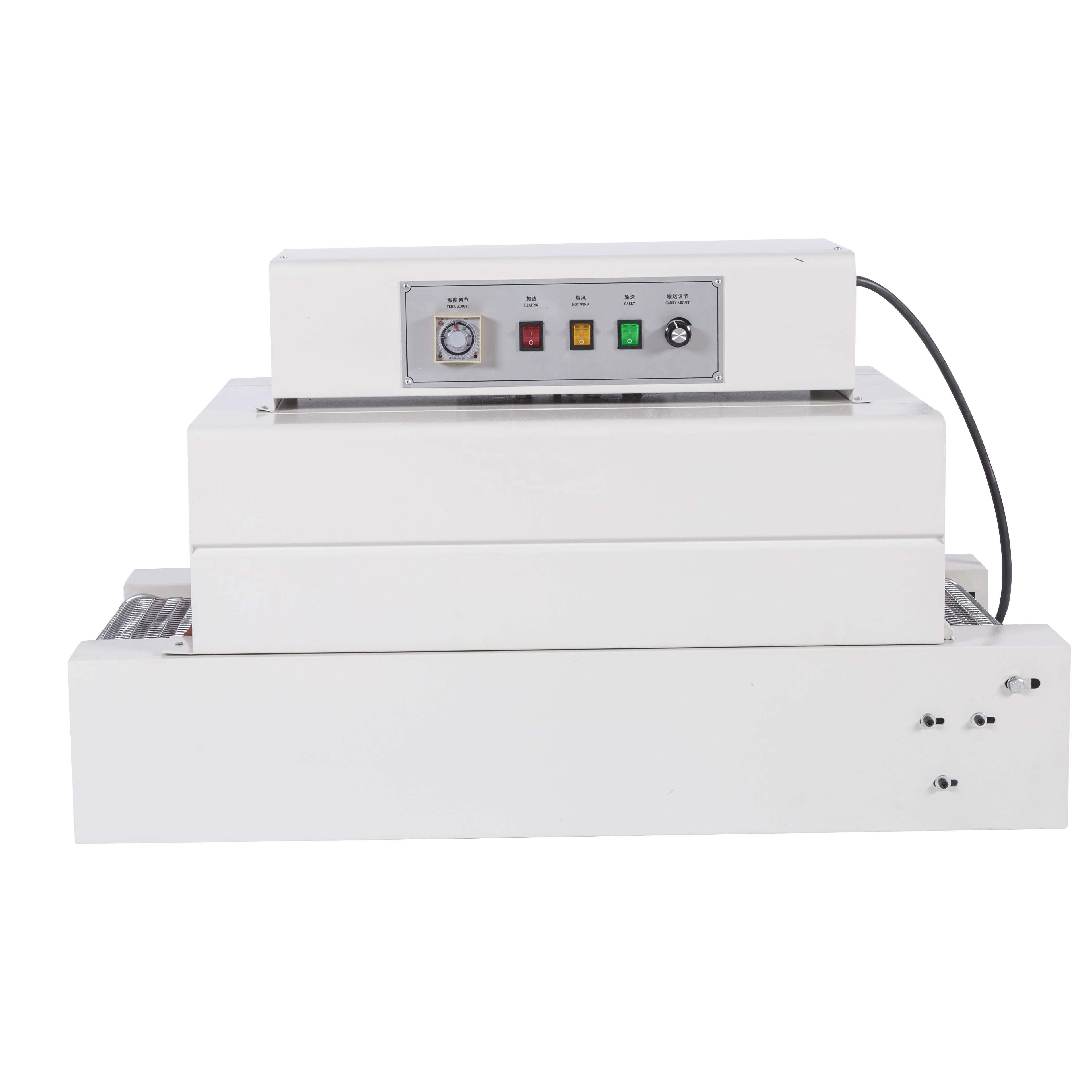 BS-260 Hot sale table top thermal film wrapping shrink tunnel packing machine