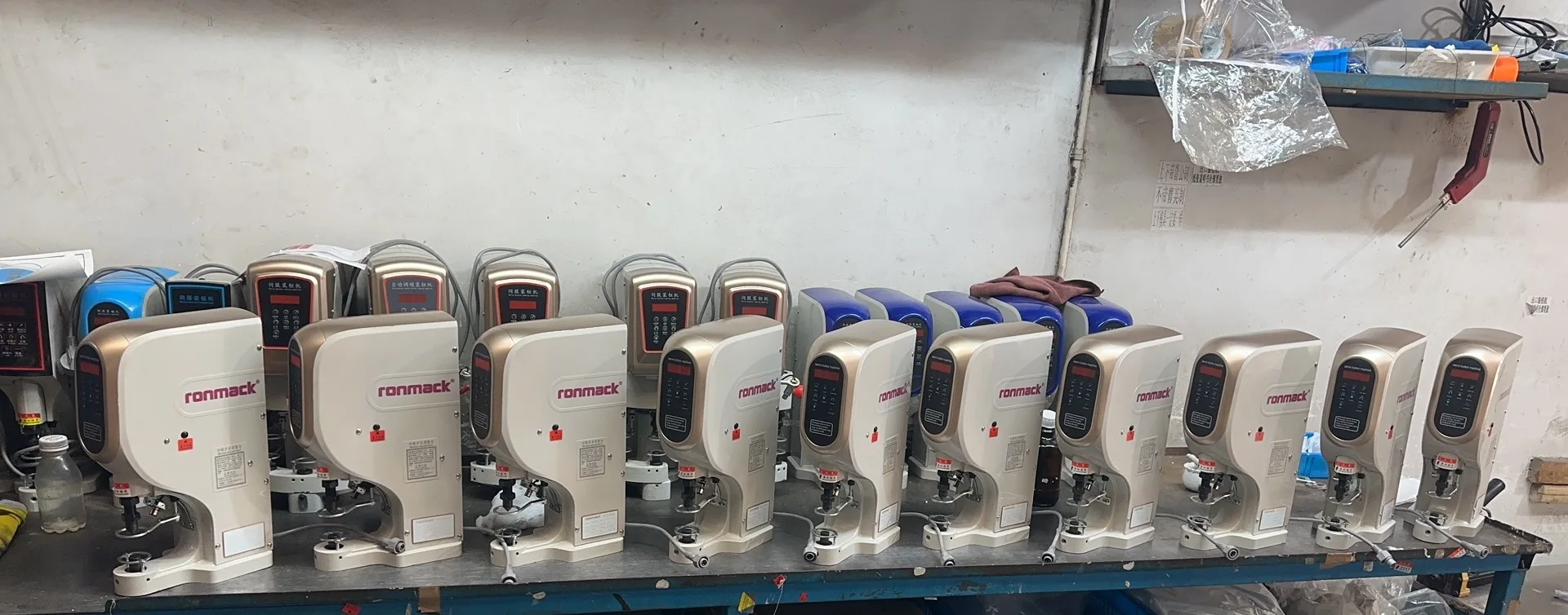 RONMACK RM-828 electrical type garment use sewing machine single head button attaching machine