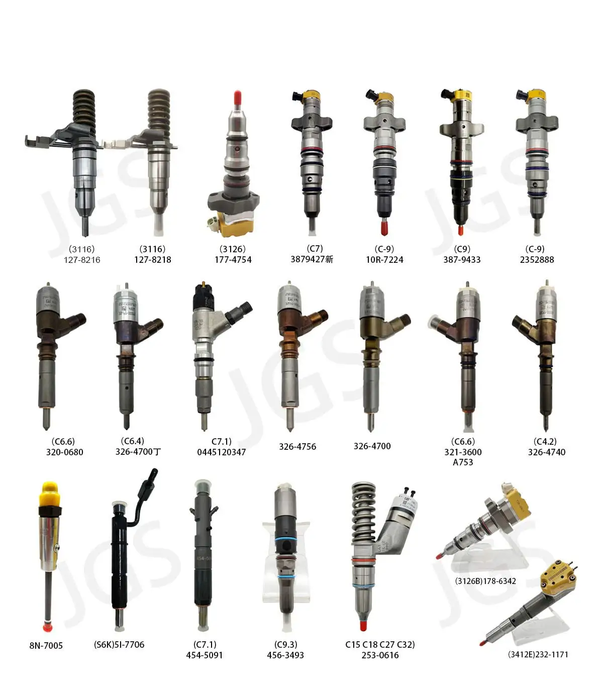 E320D Excavator Construction Machinery Fuel Injector Assy C6.4 Diesel Common Rail Part Number 326-4700 3264700