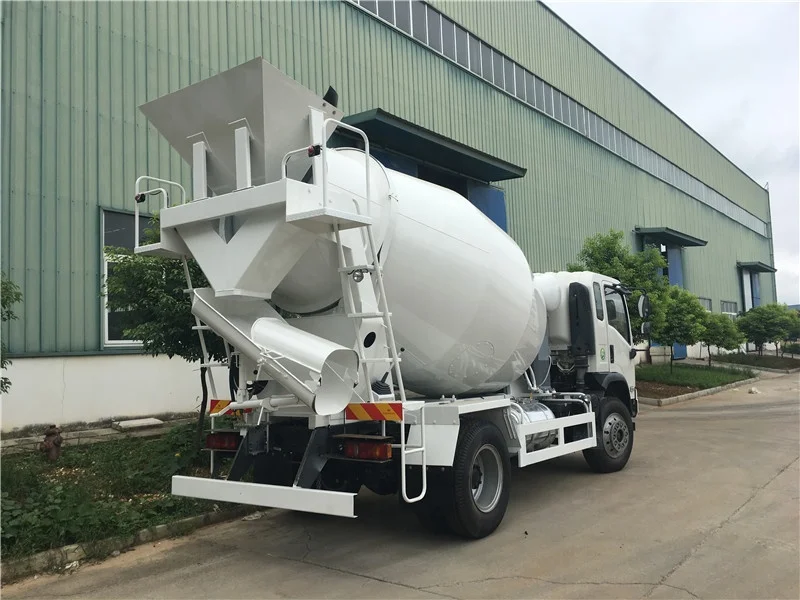 4x2 Dayun 7m3 self loading concrete mixer truck