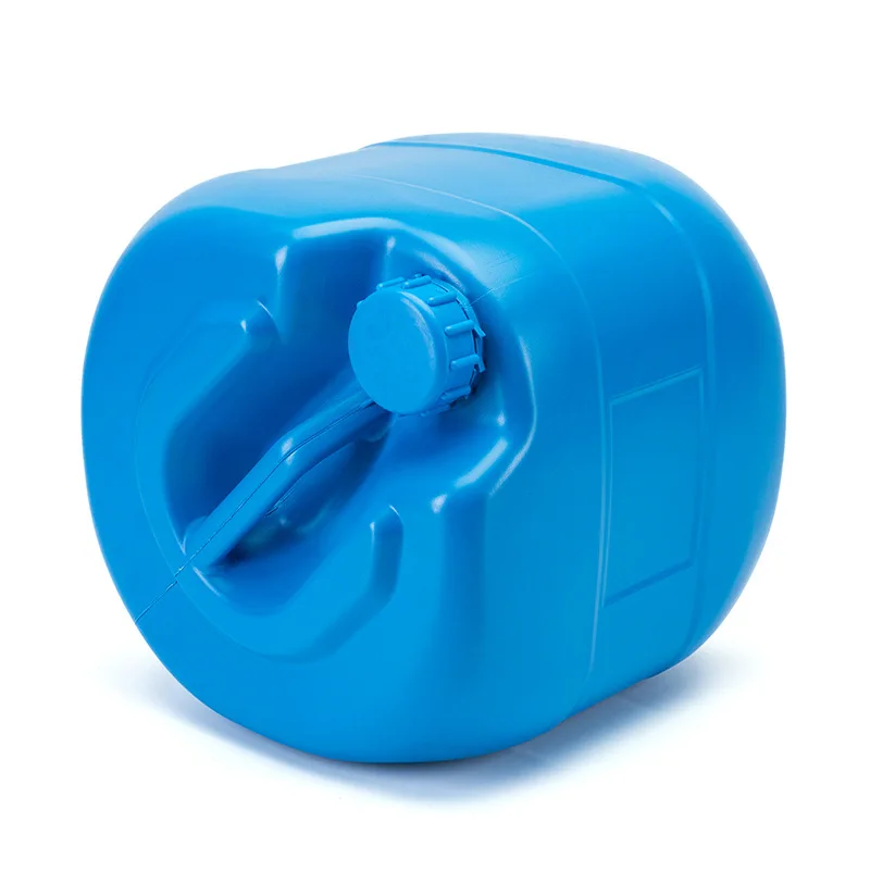 factory food grade black Green blue red gray 20 liter 5 gallon square fuel  hdpe plastic jerry can With anti-theft cover