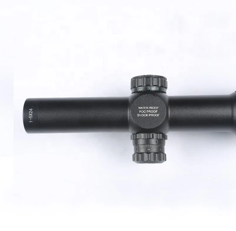 HD Wide Angle 1-5x24 SFP LPVO 30mm Tube Hunting Scope Telescope Optics Sporting Scope