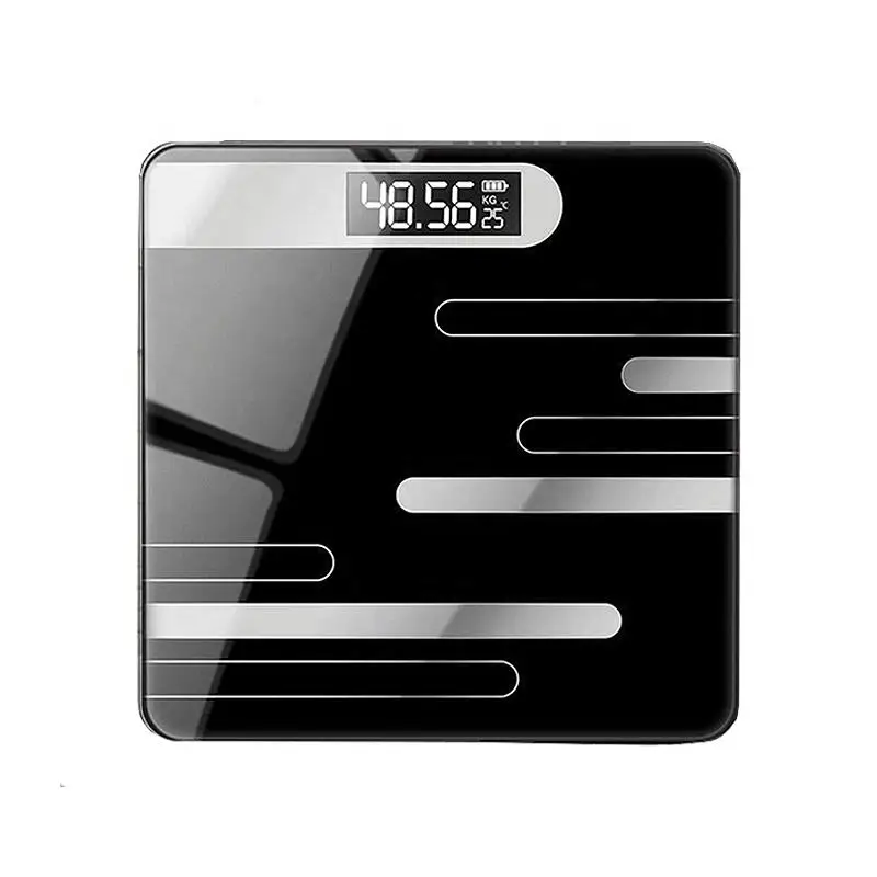 Cheap smart personal digital bathroom weight scale with Silk screen printing tempered glass scale glass panel