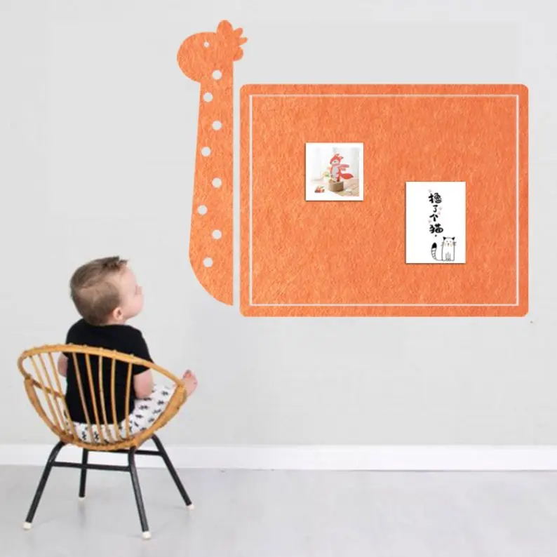 Generic home decor 3d wallpaper felt sound insulation board flocking sticker