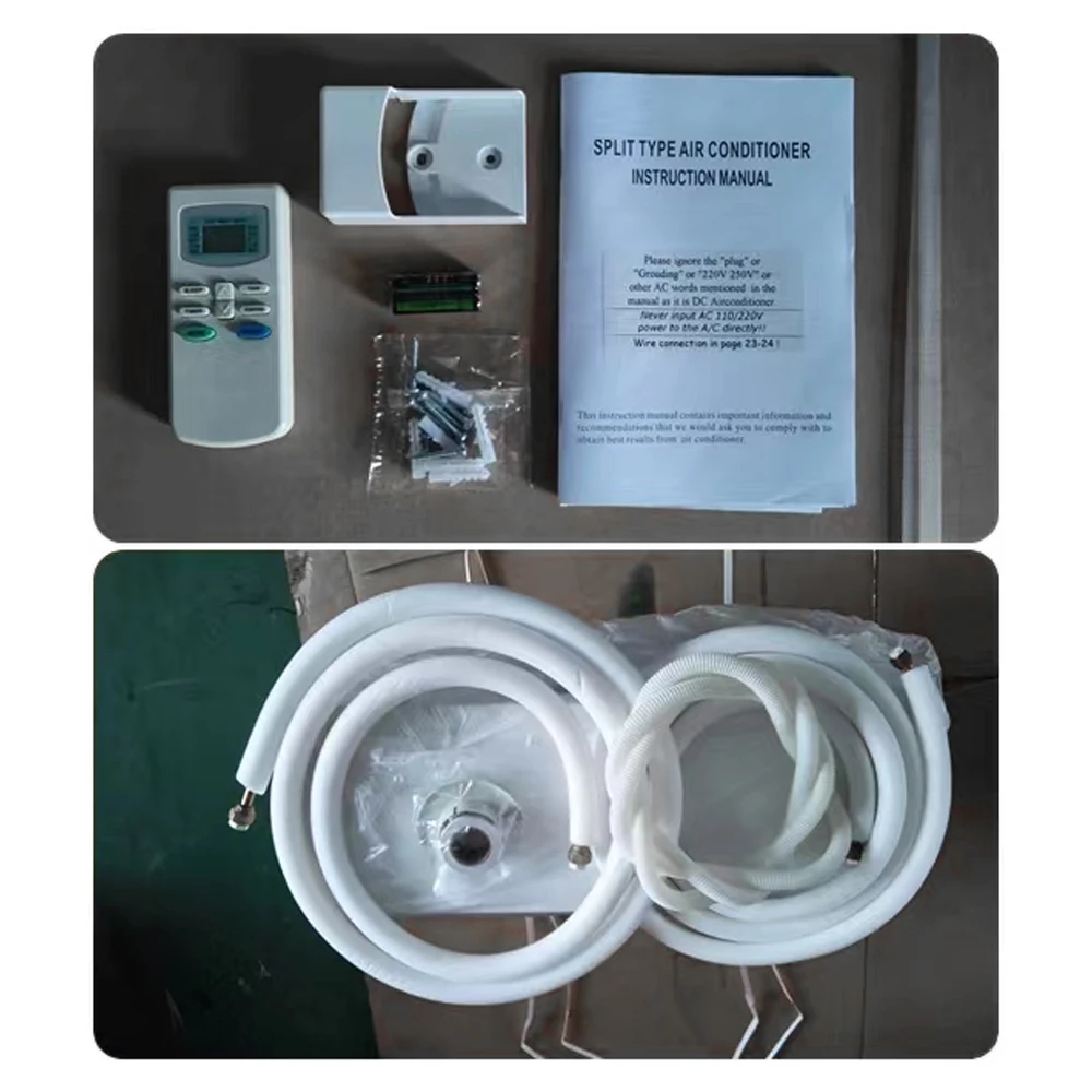 Dc 36V 9000 Btu 0.75Ton Solar Air Cooler Wall Split Air Conditionportable Solar Air Conditioner System