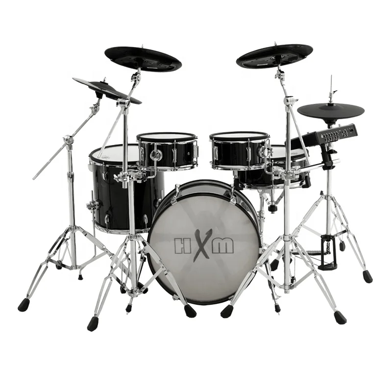 HXM XD-2000-KM Natural color acoustic design electric drum set factory direct sales
