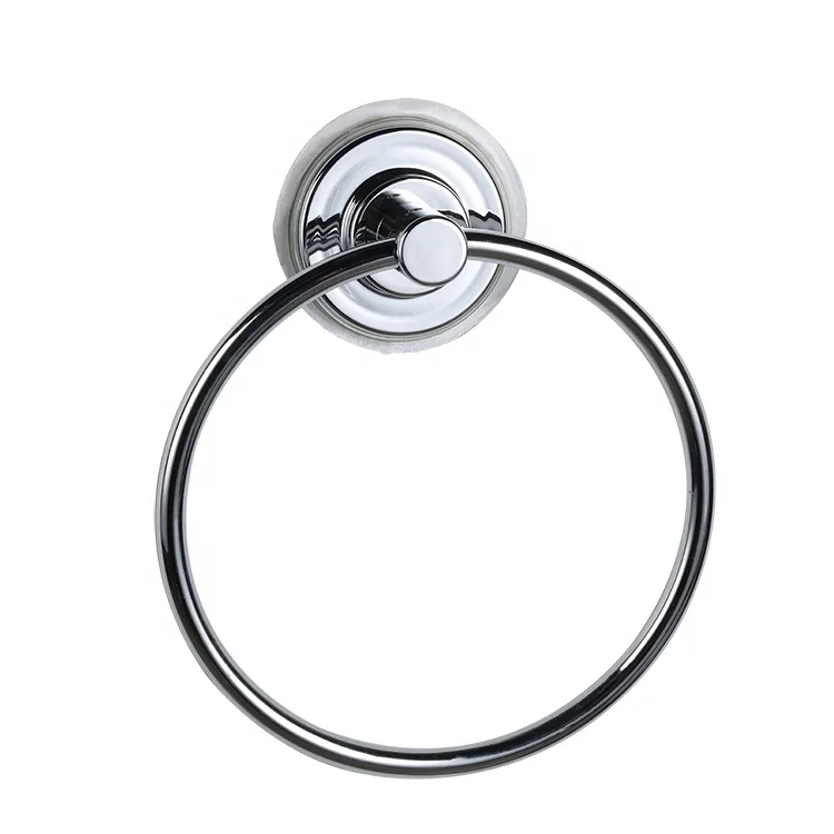 New Design  Steel Bathroom suction cup  Towel Storage Ring With Customized Service