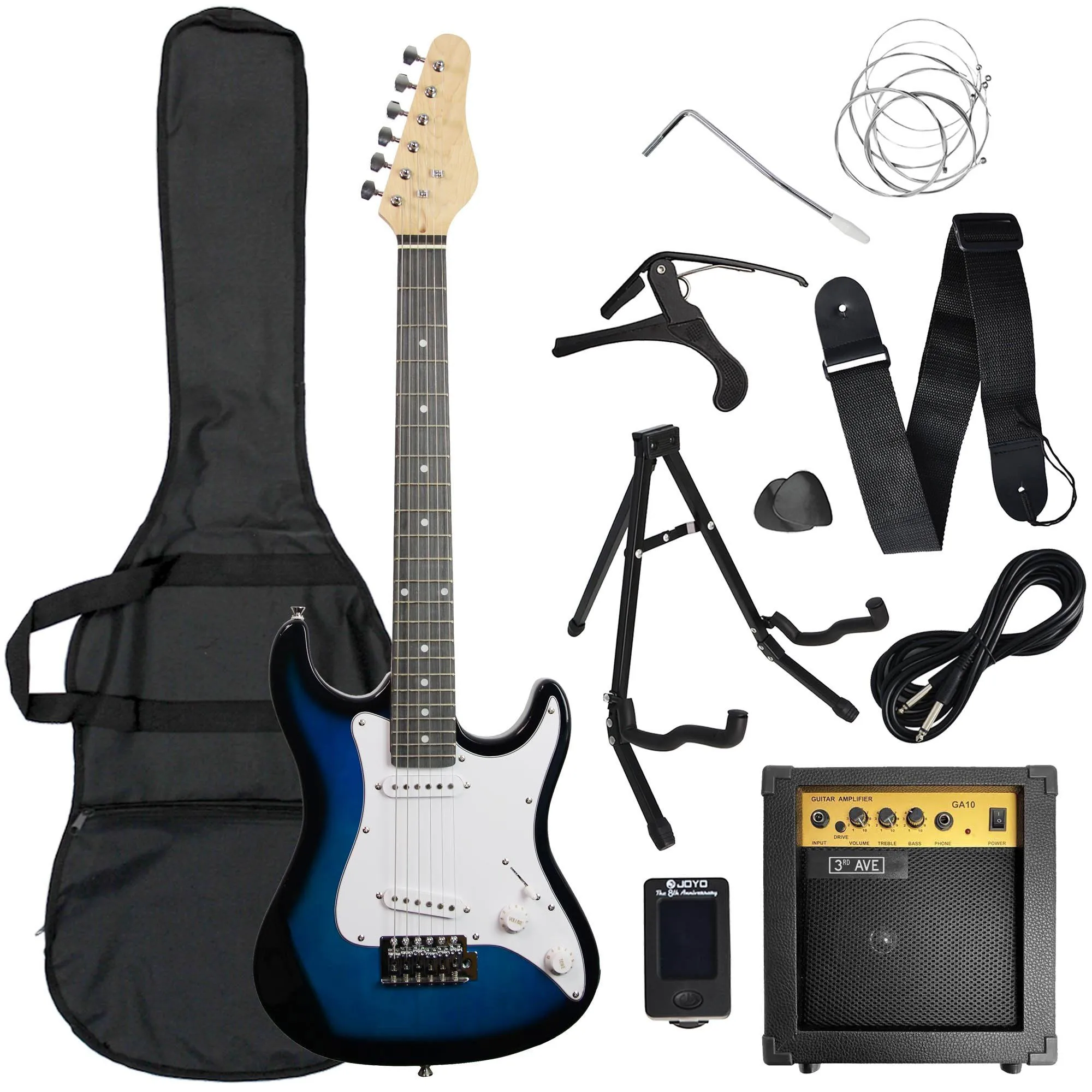 Cheap 36 Inch Electric Guitars Kit Made in China with Guitar Amplifier