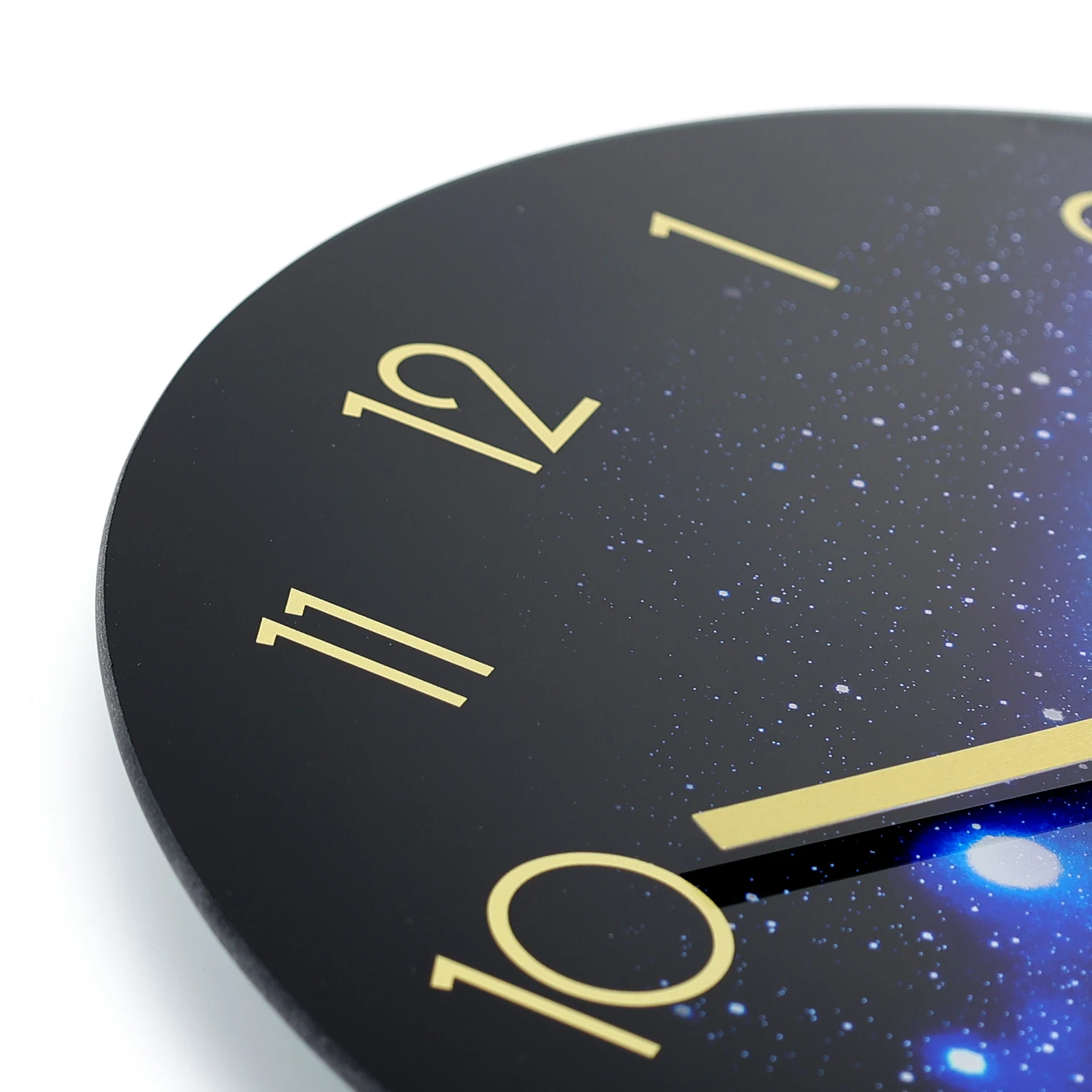Starry skyGalaxy Modern Quartz 12 Inch Wall Clock