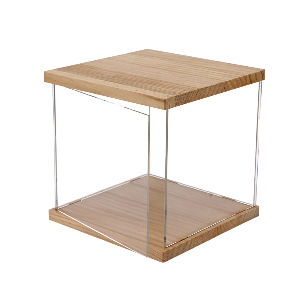 Factory Customized Transparent Acrylic Storage Box with Lid Dustproof Protection Acrylic Display Rack Organizer