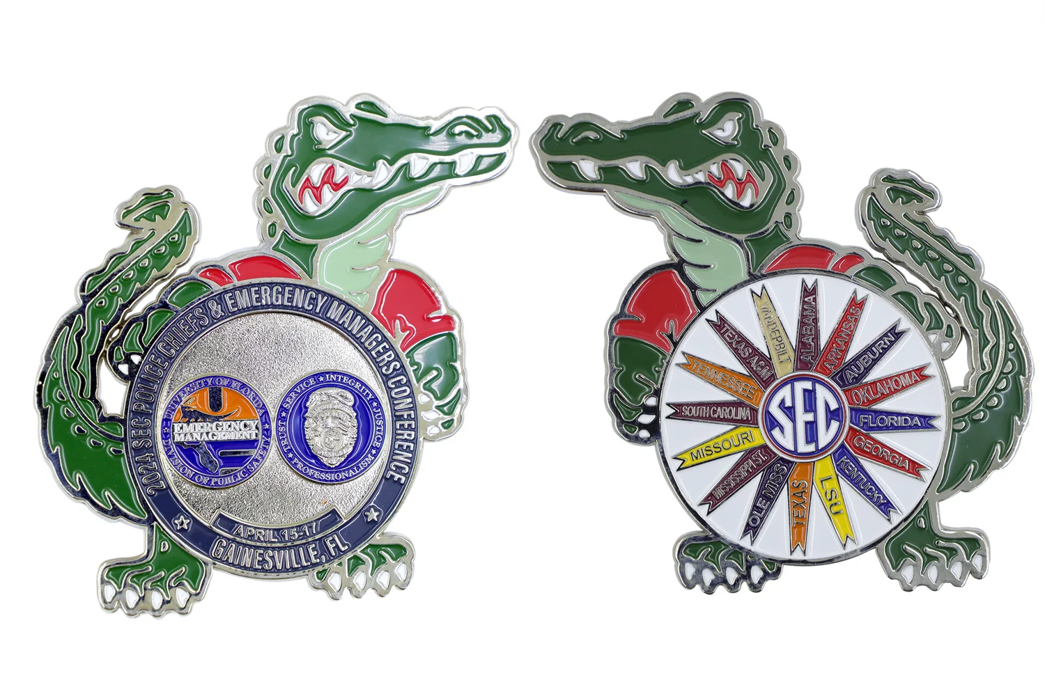 Nickel plating Souvenir metal customized Challenge Coins matt color infilled