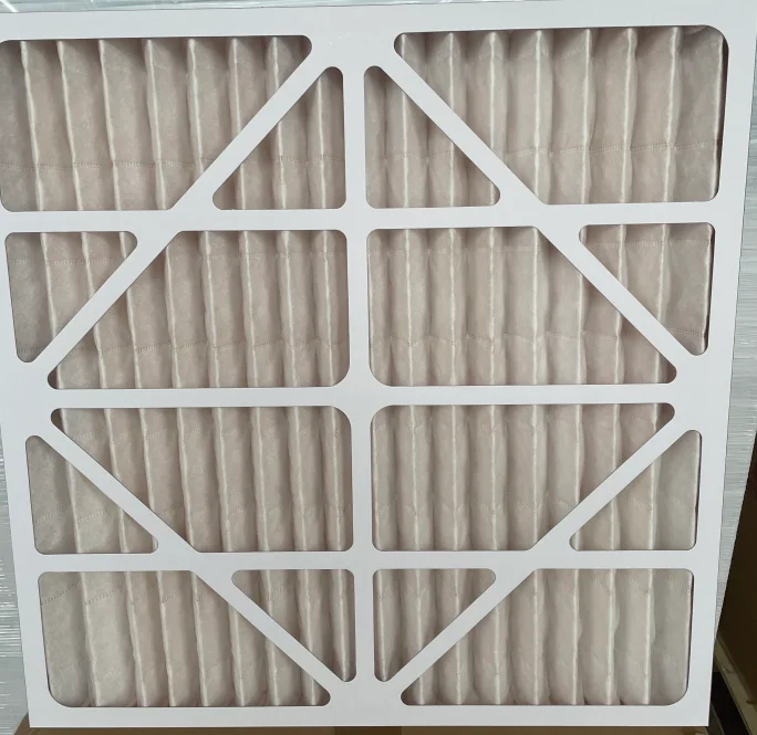 HVAC Disposable Cardboard Pre Filter G3 G4 Panel Filter Synthetic Fiber 24x24x2 12x24x1 Different Sizes for AHU