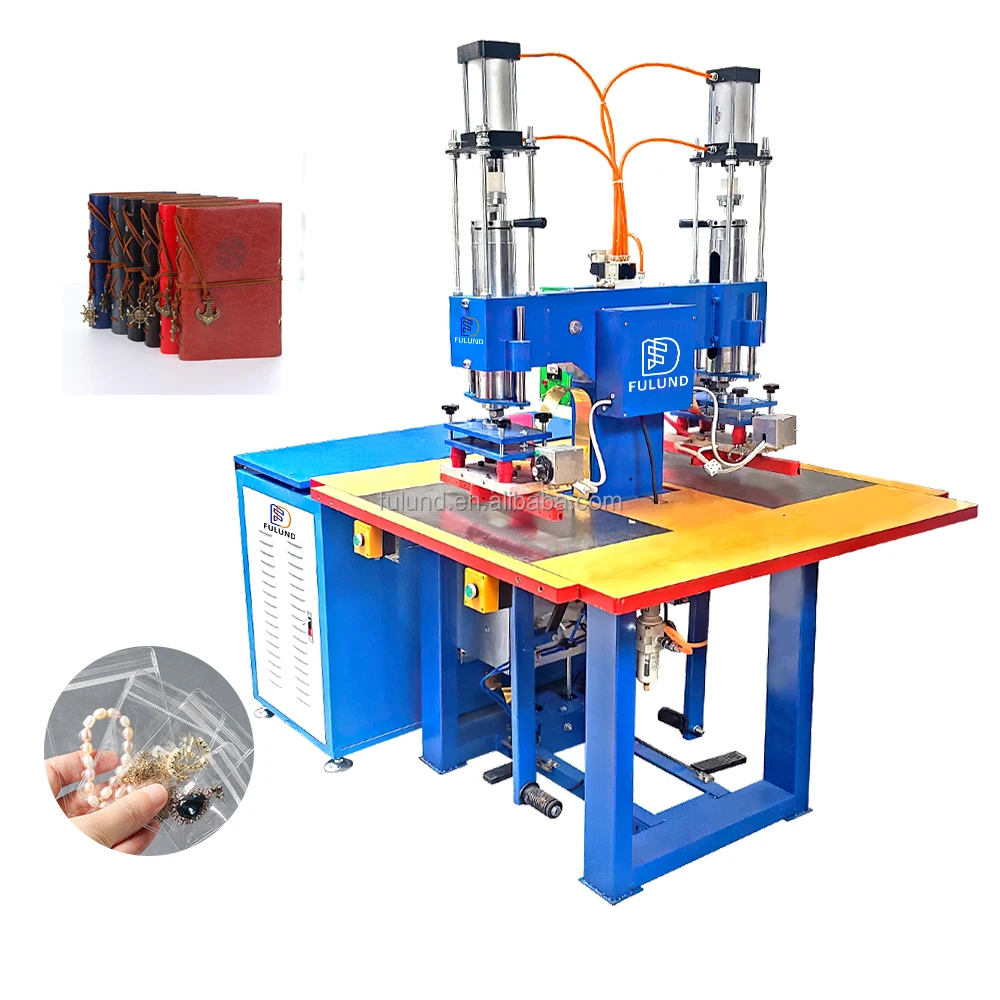 Двойной пневматический высокочастотный аппарат, большая площадь, высокочастотный аппарат для тиснения кожи, сварочный аппарат из ПВХ