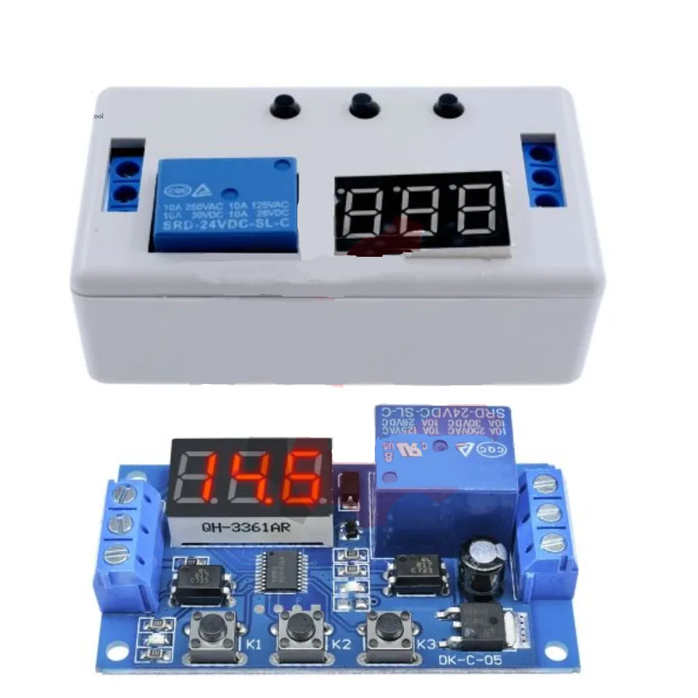 Реле автоматизации с цифровым светодиодным дисплеем 12 В 24 постоянного