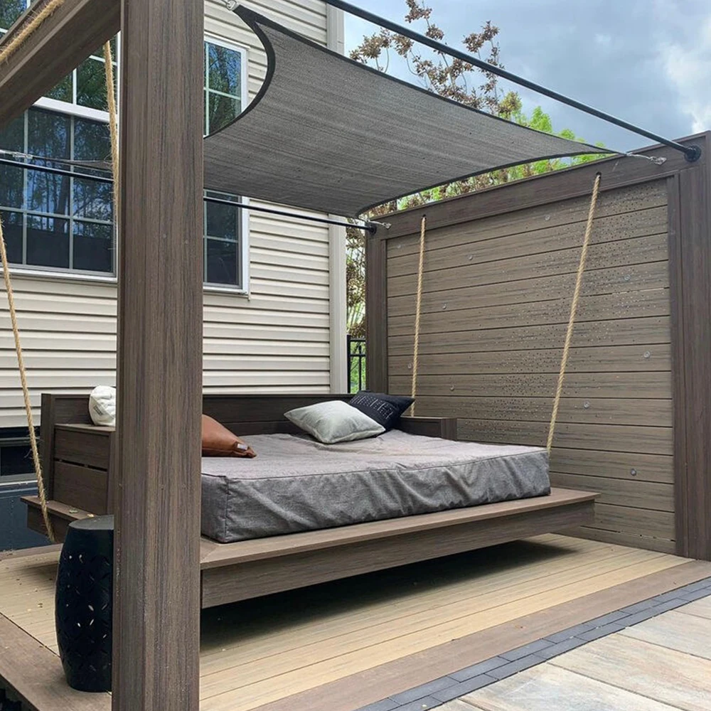 Wpc Fence Wall Panel Outdoor Soundproof Noise Barrier For Highway Road Durable